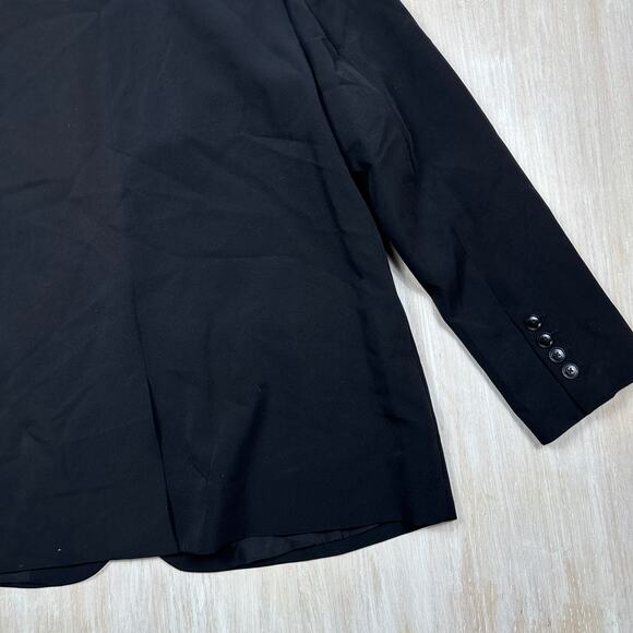NWT Vince Camuto Black One Button Classic Business Office Workwear Blazer XL - Picture 13 of 14